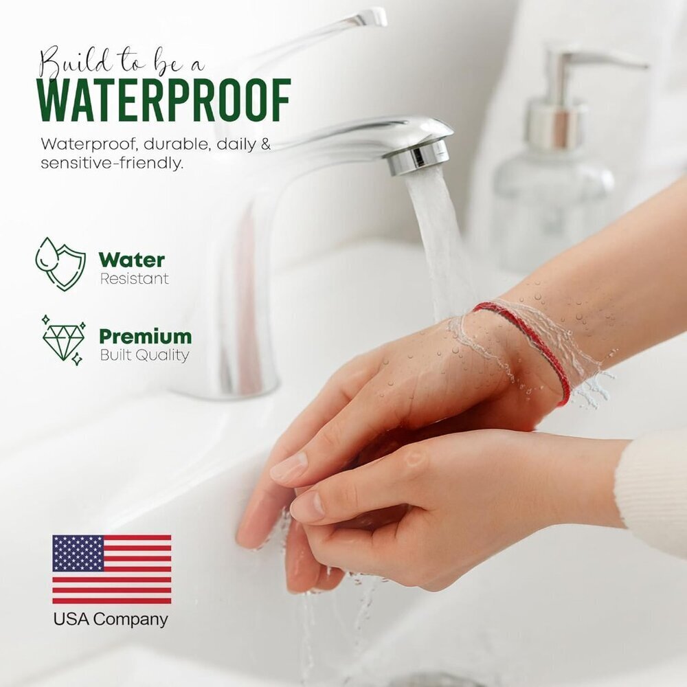 Evil Eye Bracelet Red String Adjustable Waterproo… - image 2